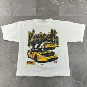 VIntage Nascar Matt Kenseth Graphic Tee Mens 2XL DeWalt Racing Chevy Chevrolet